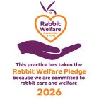 rabbit friendly vet logo gold